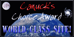 Canuck's Choice Award World Class Site!