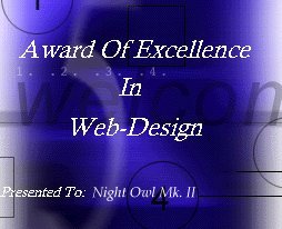 Award of Excellence in Web Design