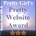 Pretty Girl's Pretty Website Award