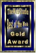 Web Studio Best of the Web Gold Award